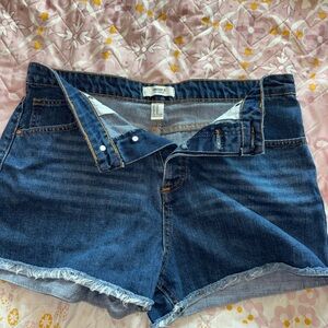 Forever 21 Dark Blue Jean Shorts